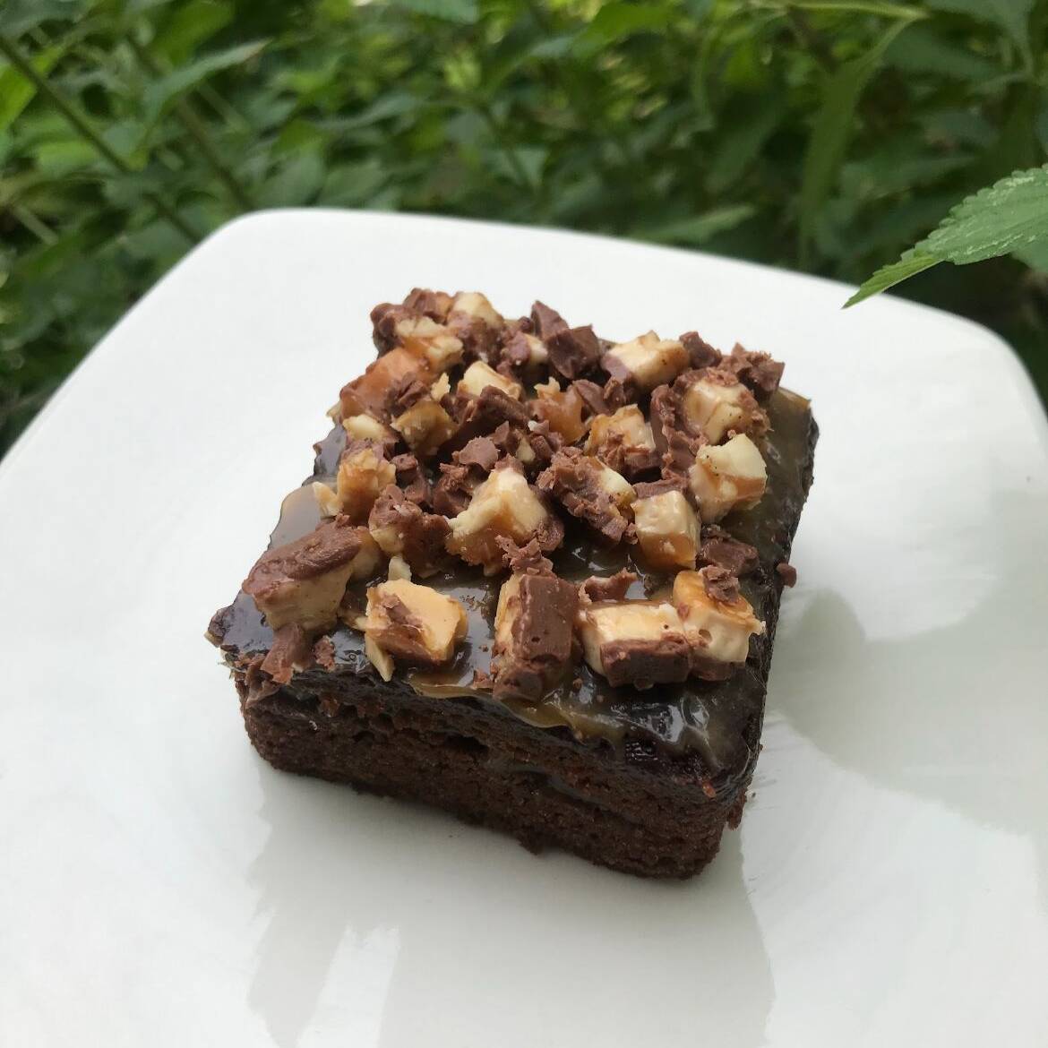 Brownie con Snicker