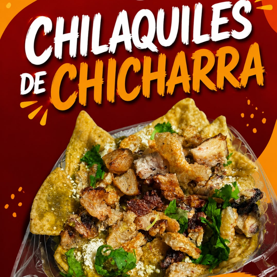 Chilaquiles con Chicharra