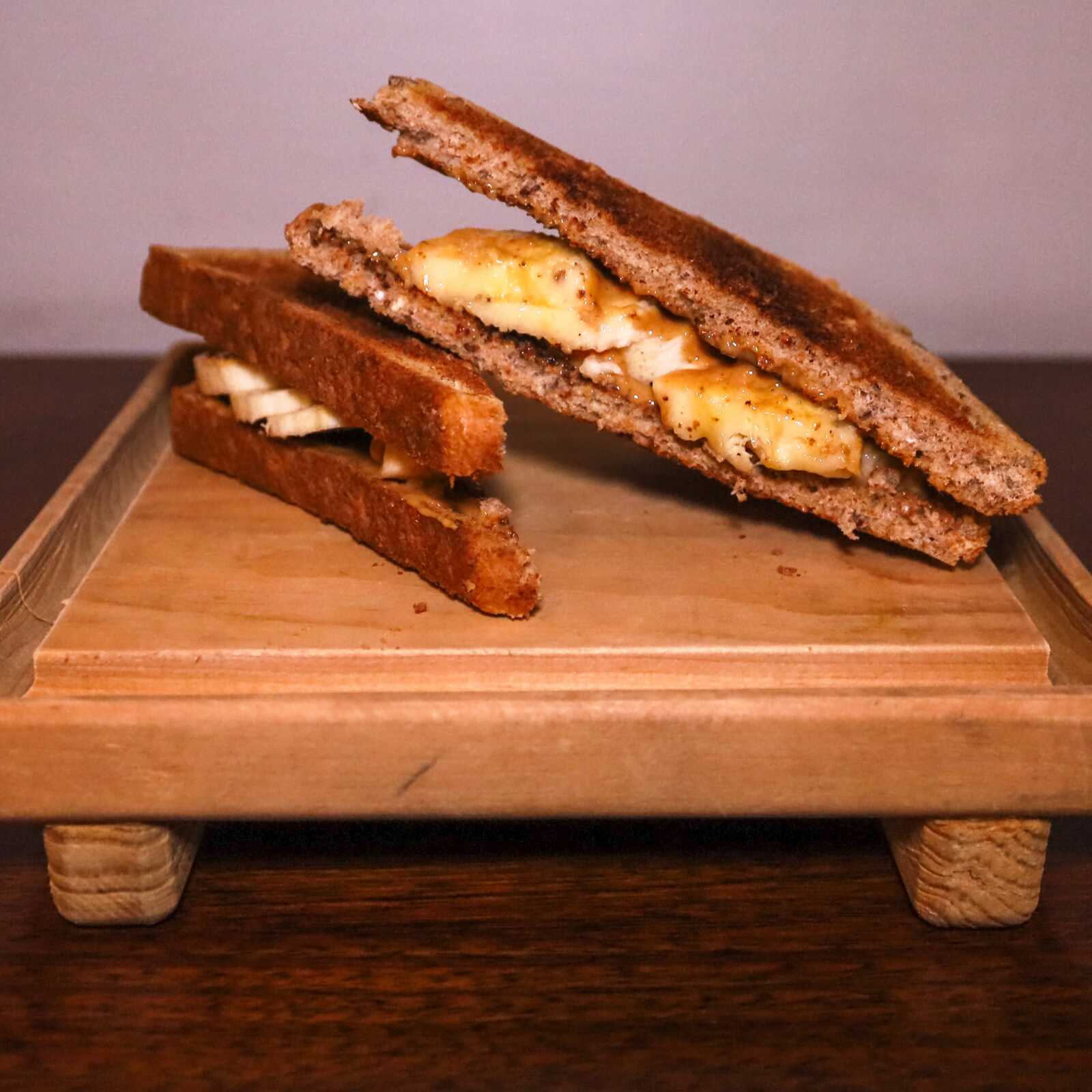 Sándwich de Mermelada o crema de cacahuate.
