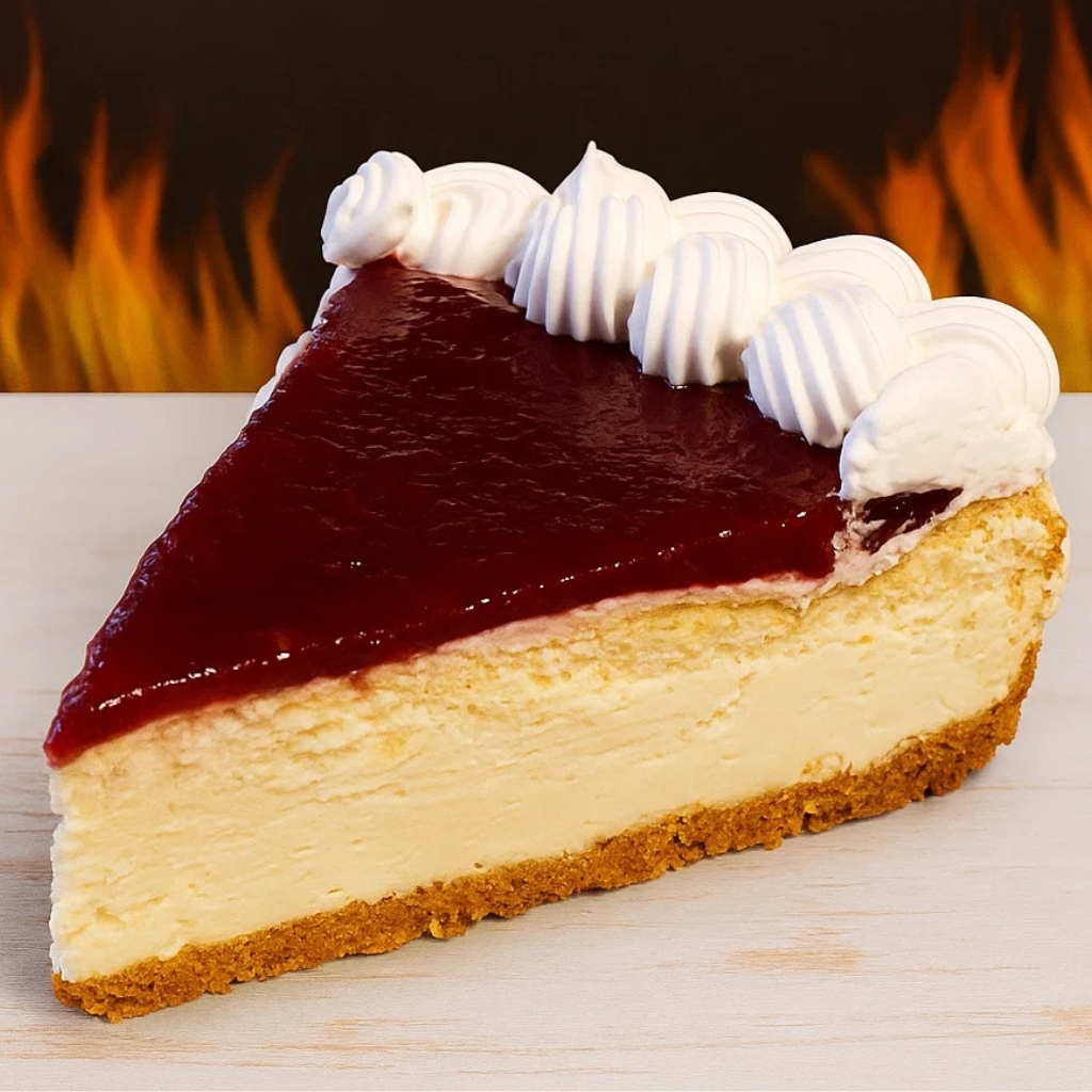 Cheesecake con Frambuesa
