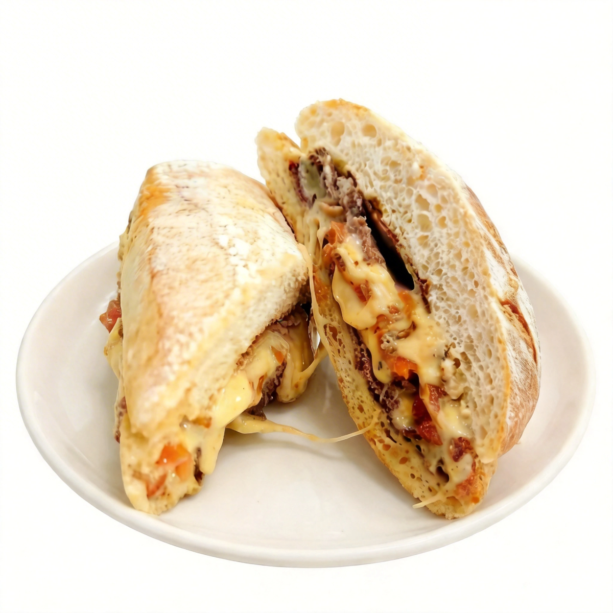Imagine o sabor suculento e macio do Filé Mignon grelhado, combinado com a cremosidade irresistível do Queijo Prato derretido, que se mistura perfeitamente com o frescor e a acidez do nosso vinagrete exclusivo. É uma experiência sensorial que agrada até aos paladares mais exigentes.