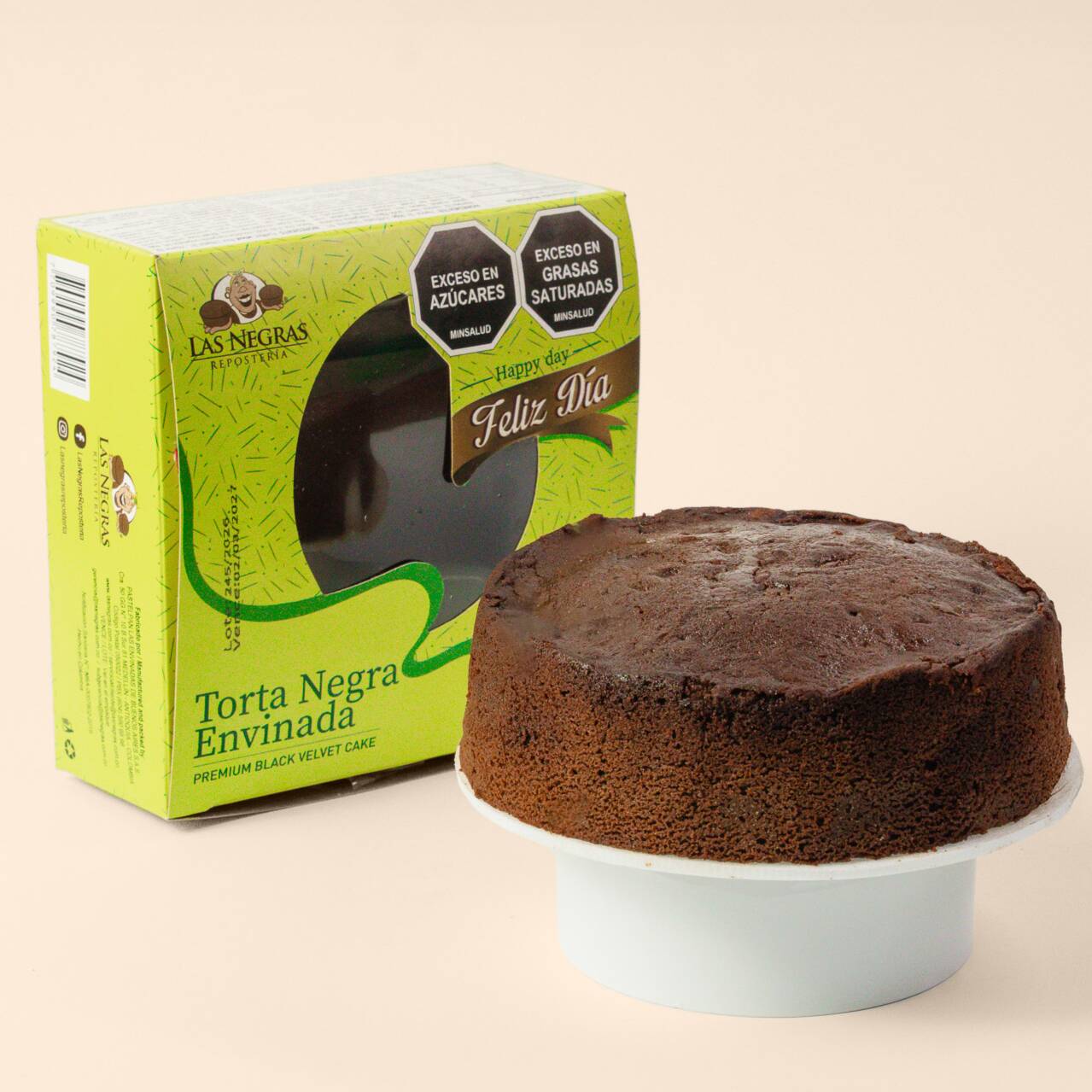 Torta Negra Envinada 12 Porciones