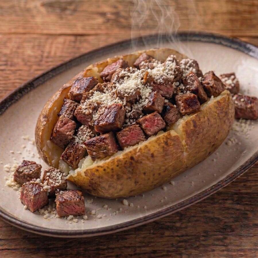 Papas Rellenas Arrachera