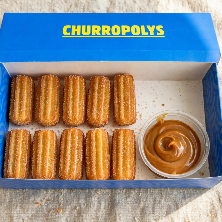 10 MINI CHURROS + SALSA A ELECCIÓN