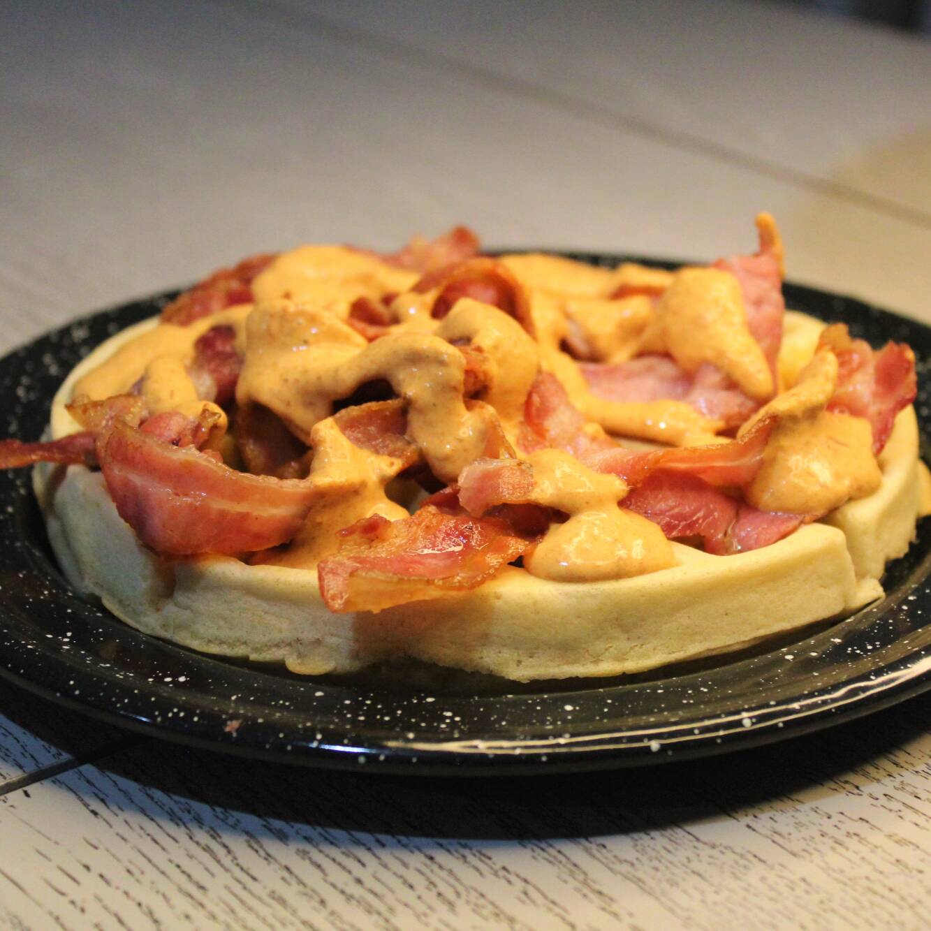 Waffle Bacon