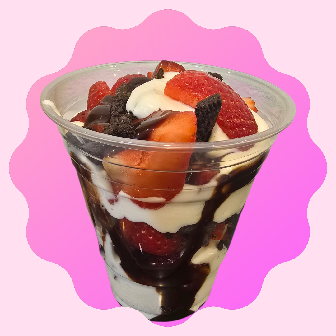 Fresas con Crema Mediano