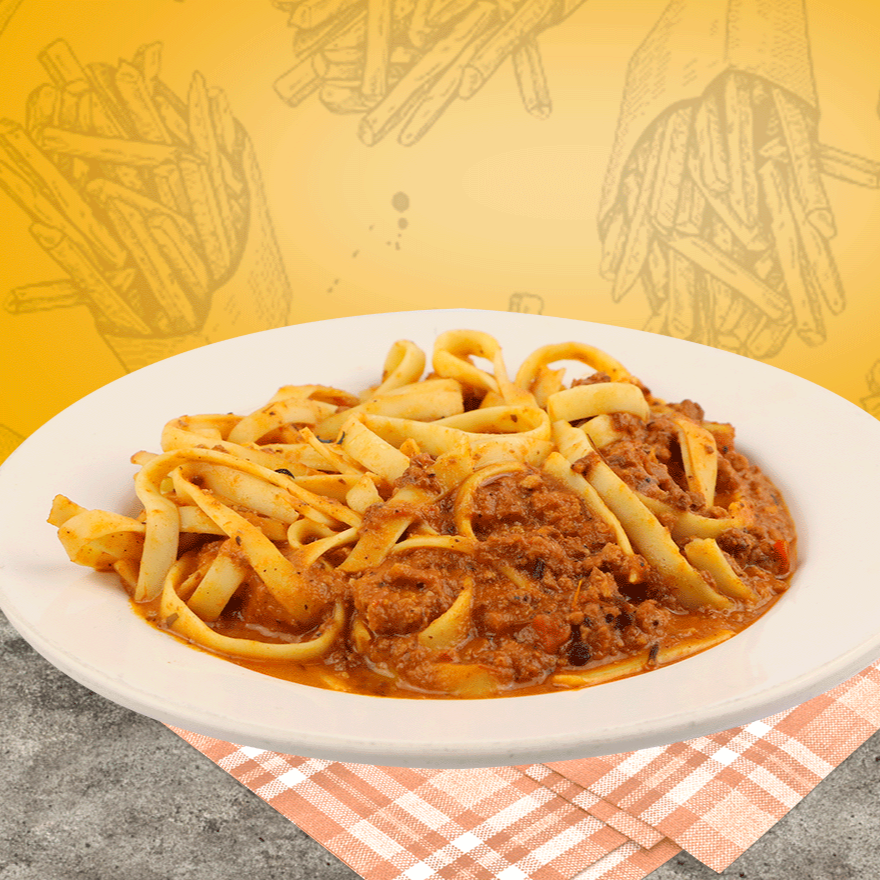 Fetuccini A La Bolognesa Media Orden C