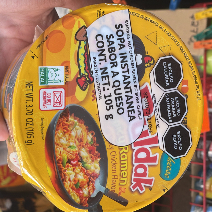 Buldak Queso Bowl