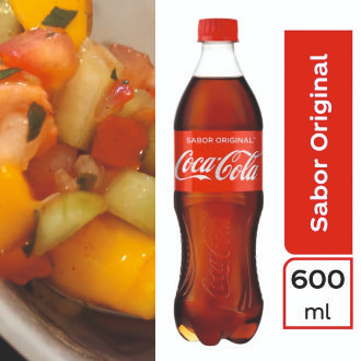 1L Ceviche Tropical Pesca + Coca Cola 600ml GRATIS