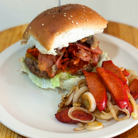 Hamburguesa GRANDE con Árabe