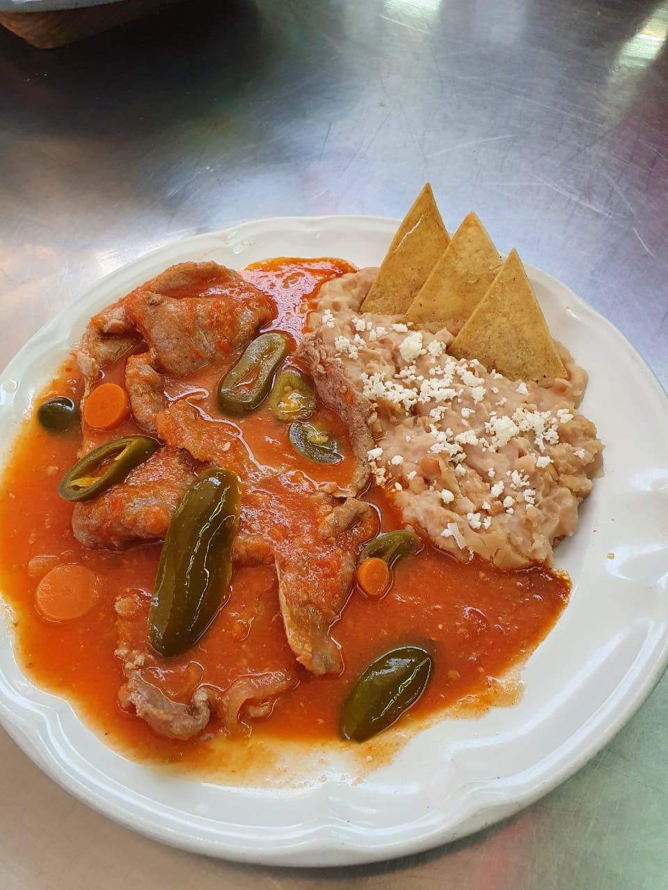 Bistec de Res en Salsa