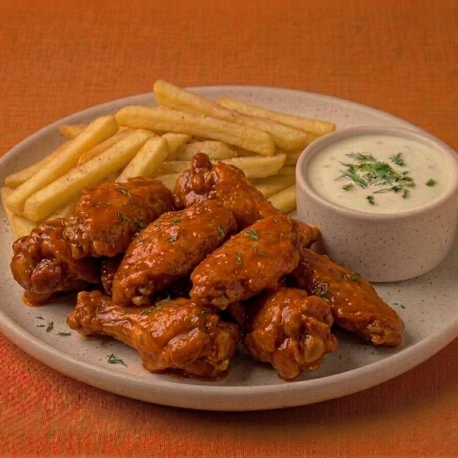 COMBO 8 Alitas + Papas