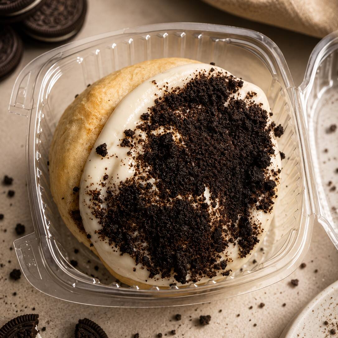Rol de canela y oreo