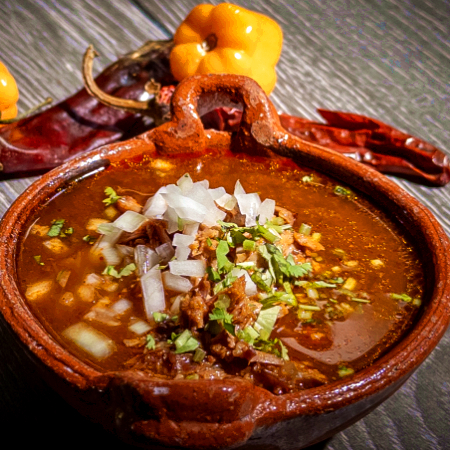 Consomé de Birria de 1/2 L.