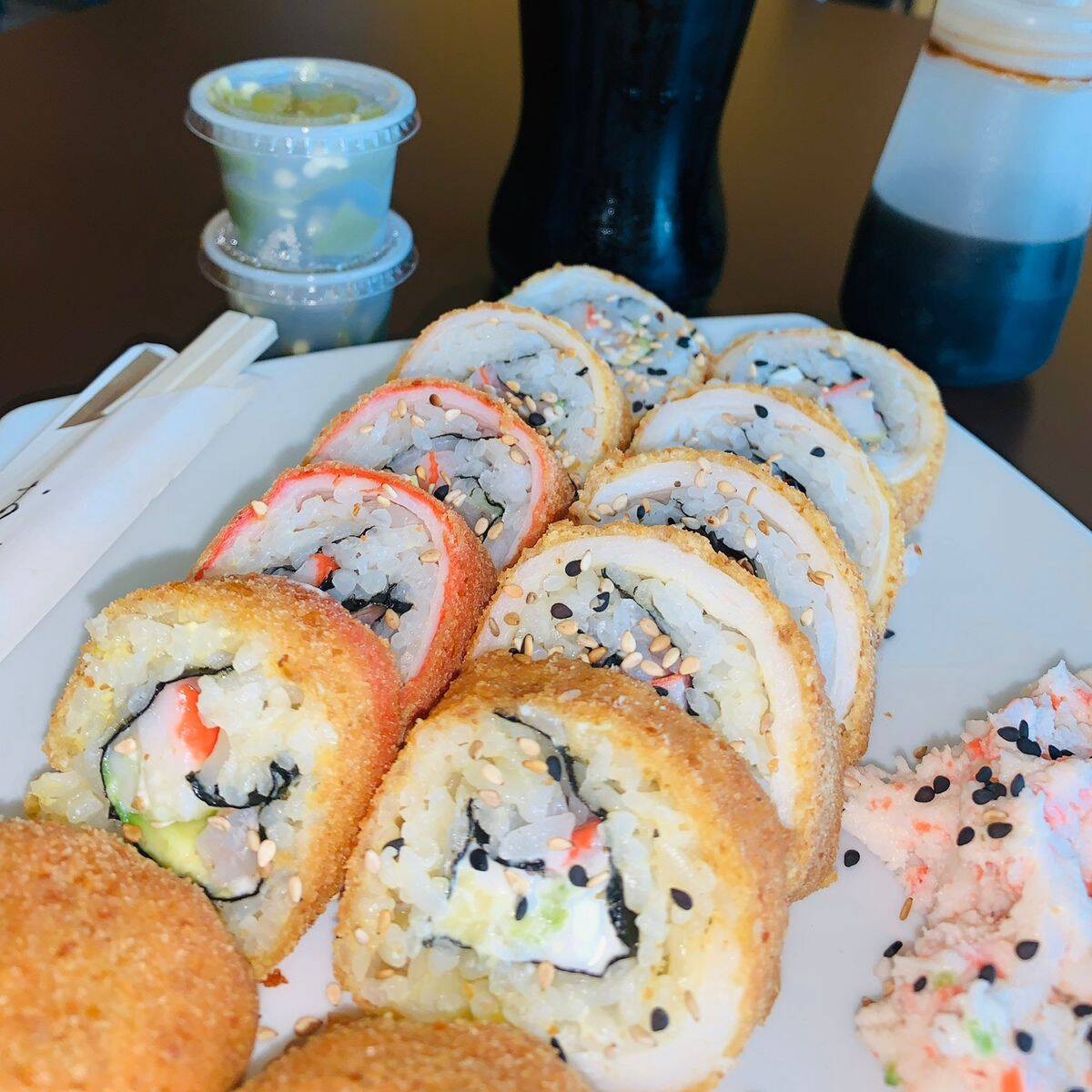 California Roll Masago.