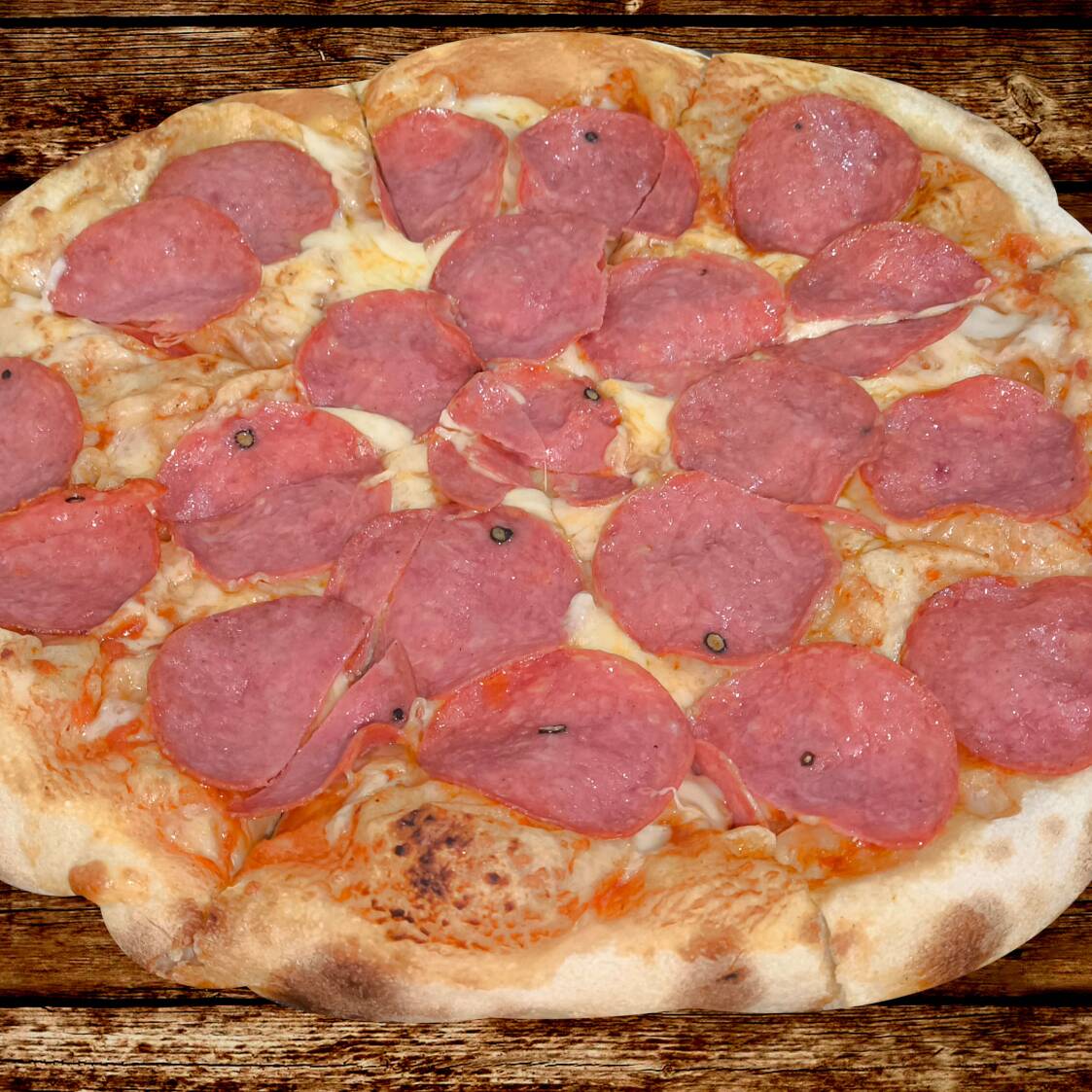 Pizza Salami (Grande 8 Rebanadas 35cm Diámetro)