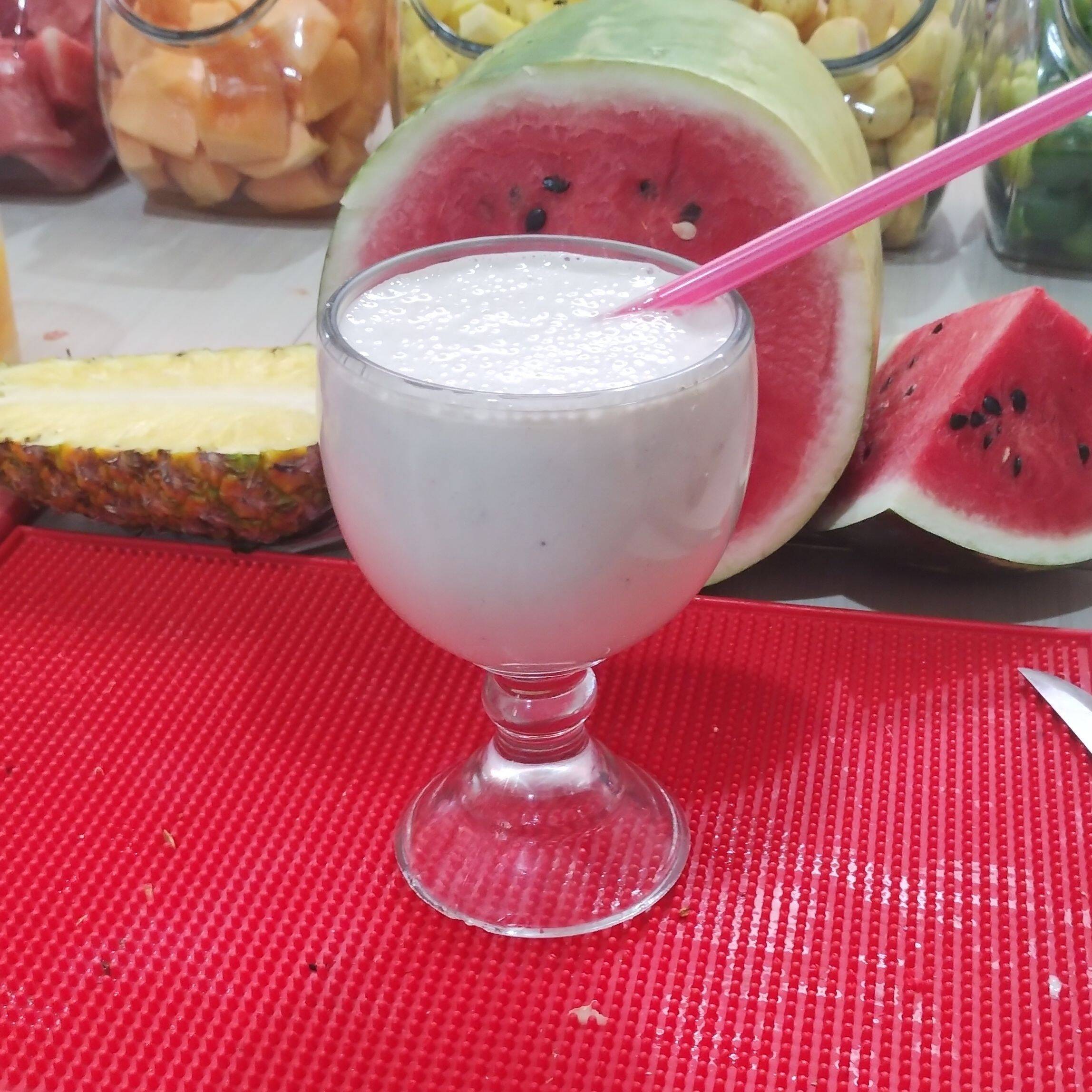 Licuado de Plátano 1/2 Litro.