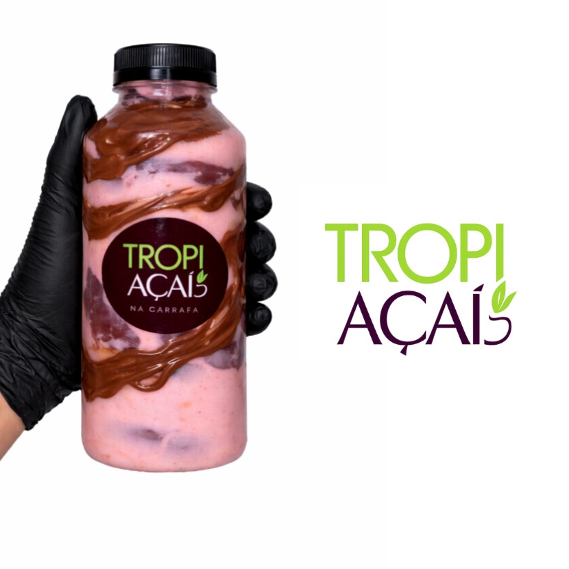 Açaí cremoso combinado com delicioso creme de morango e a irresistível Nutella, formando uma mistura doce, cremosa e simplesmente irresistível.