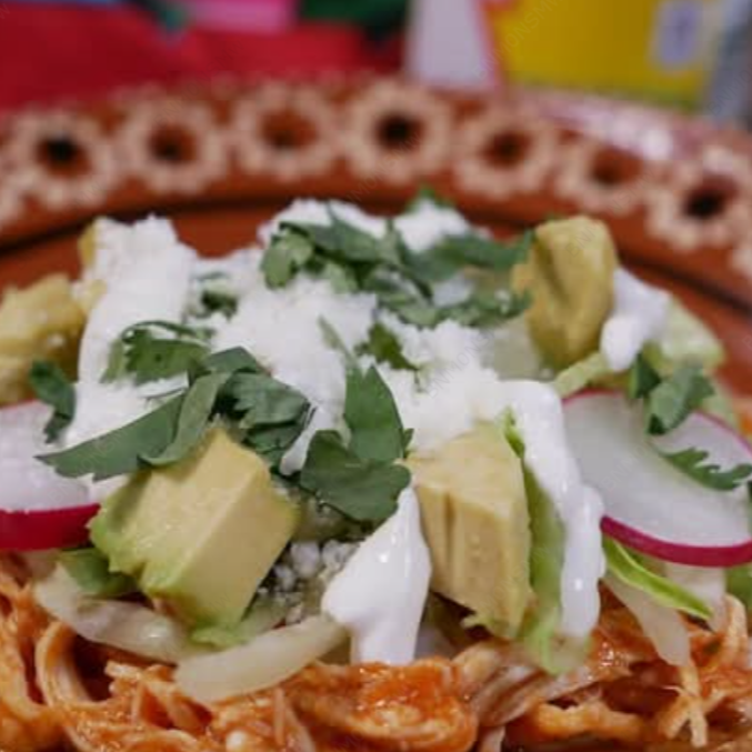 Tostada de Tinga