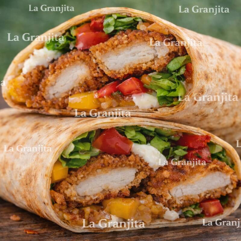 Burrito con Milanesa de Puerco