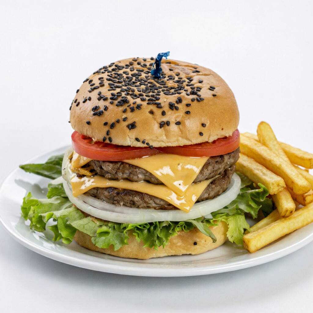 Hamburguesa Gemela + Papas