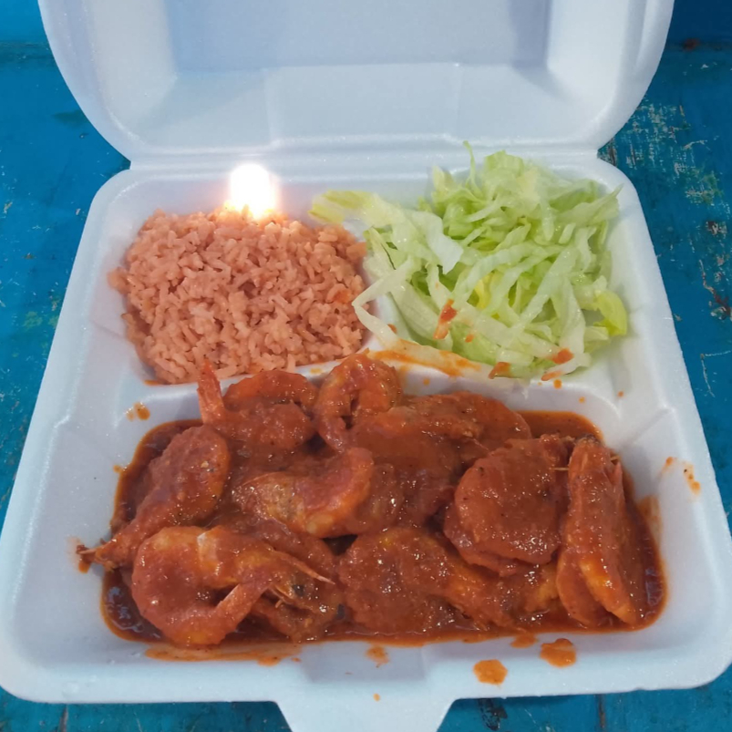 Camarón enchipotlados
