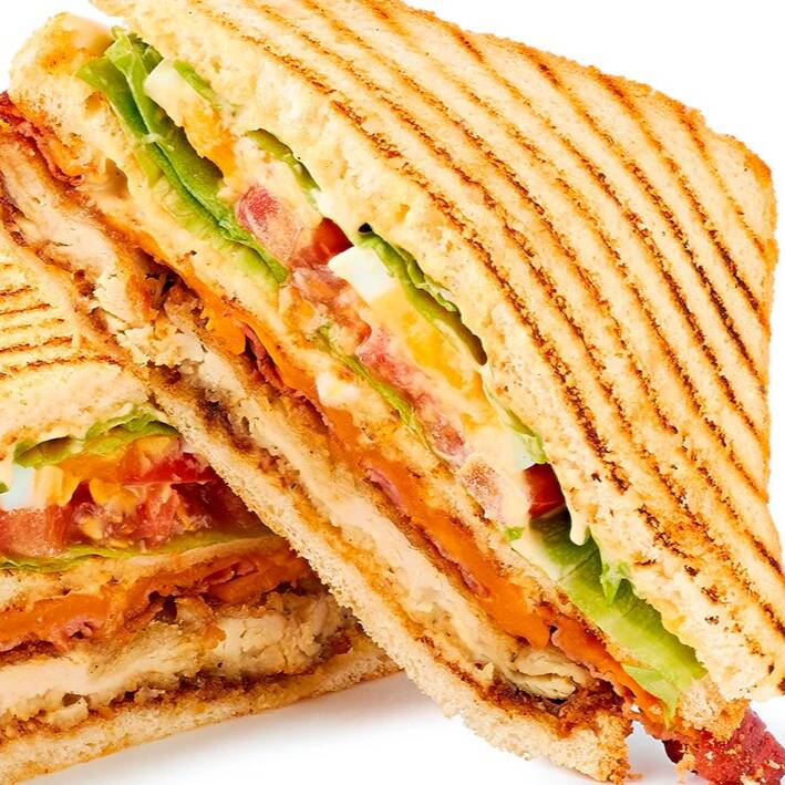 Sandwich de Pollo Crispy con Papas (doble)