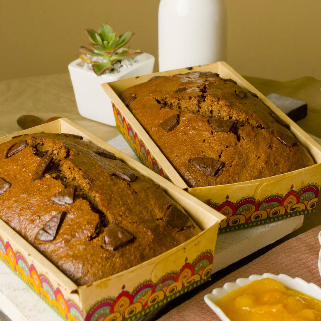 Cake chocolate y trozos de chocolate