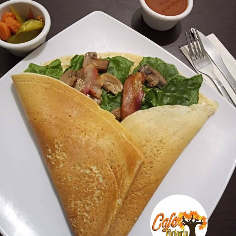 2 Crepas Dulces con 3 ingredientes