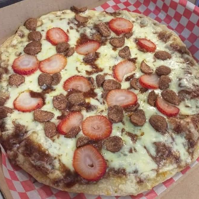pizza personal chocolate