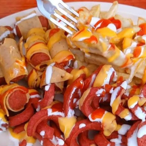 Orden Mixta (Salchipulpo, Salchitaco y Papas)