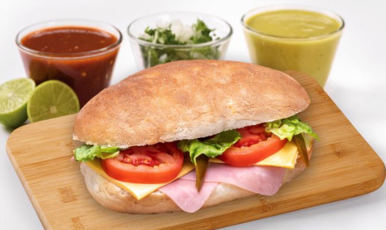 Lonche de Jamón y Queso