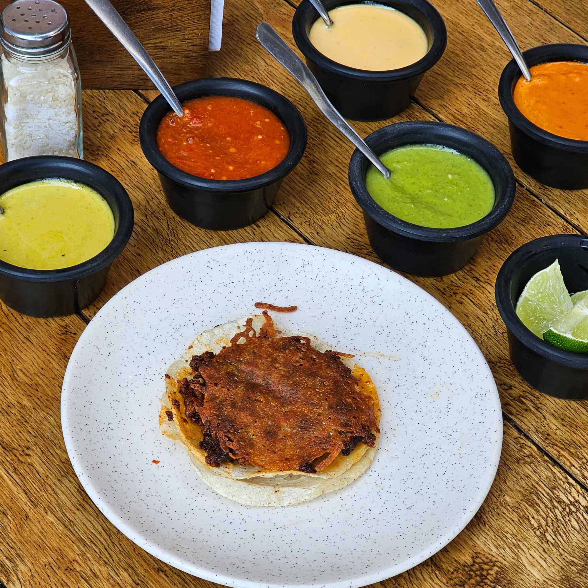 Taco de Longaniza con Queso 1 Pieza