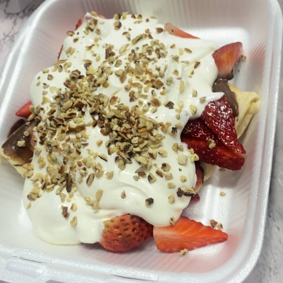 Crepa Fresas con Crema