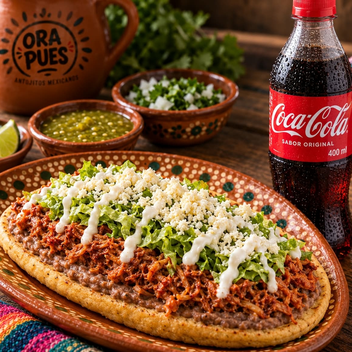 Huarache con Guisado