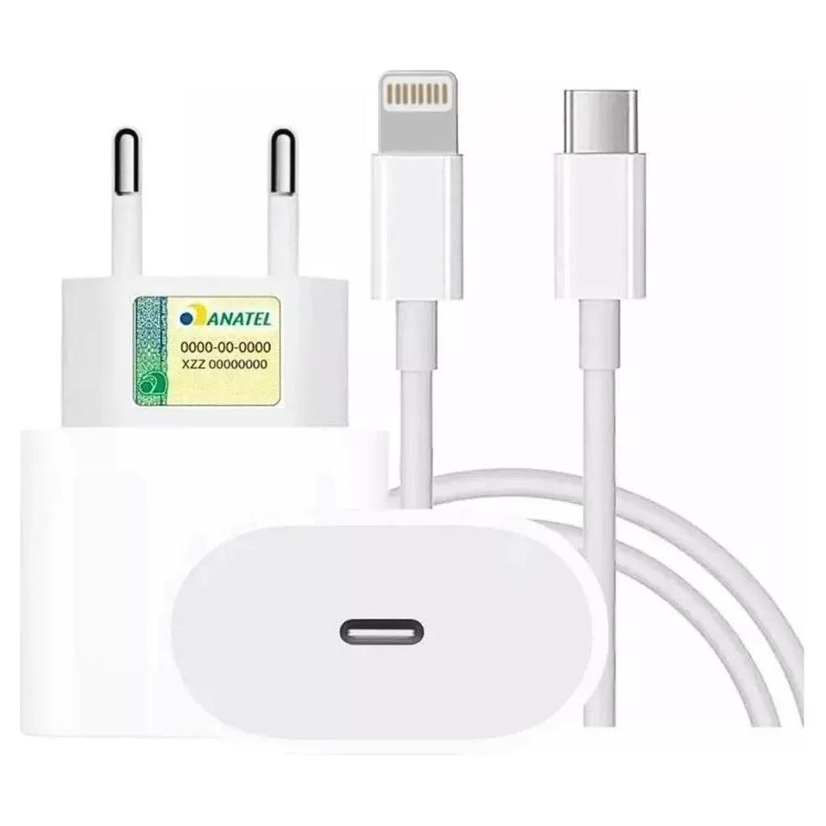 Kit completo e pronto para uso: -Ao adquirir este carregador, você recebe: 01 Adaptador de Carregamento Usb-C 20w 01 Cabo de 1 metro Ou seja, tudo o que precisa para começar a usar imediatamente, sem gastos adicionais.