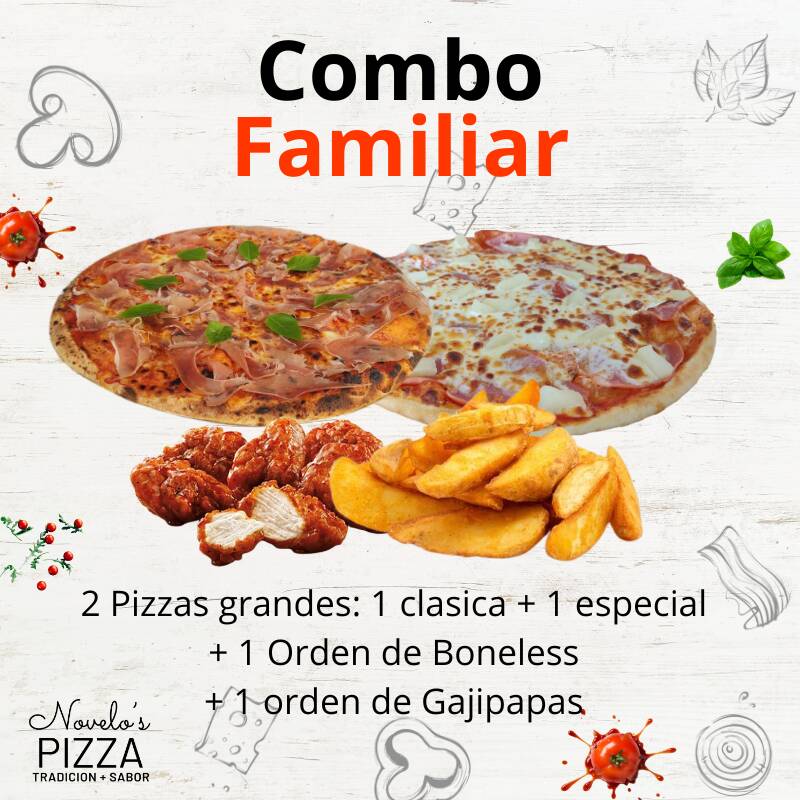 Combo Familiar Boneless con Gajipapas