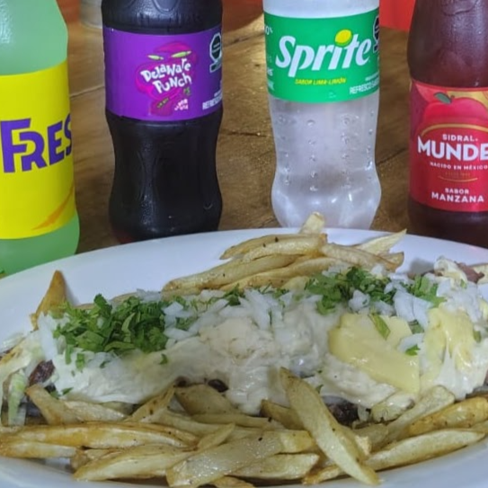 HUARACHE CAMPECHANO PAPAS REFRESCO 600ML