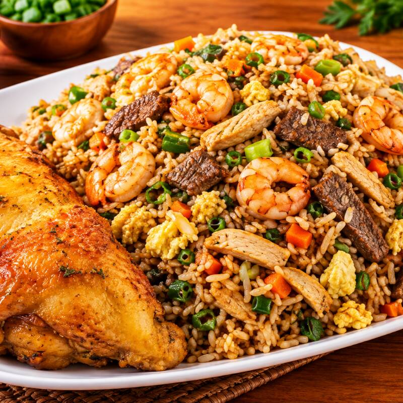 Mini Valenciano 3 Carnes y 1/4 de Pollo 🥘
