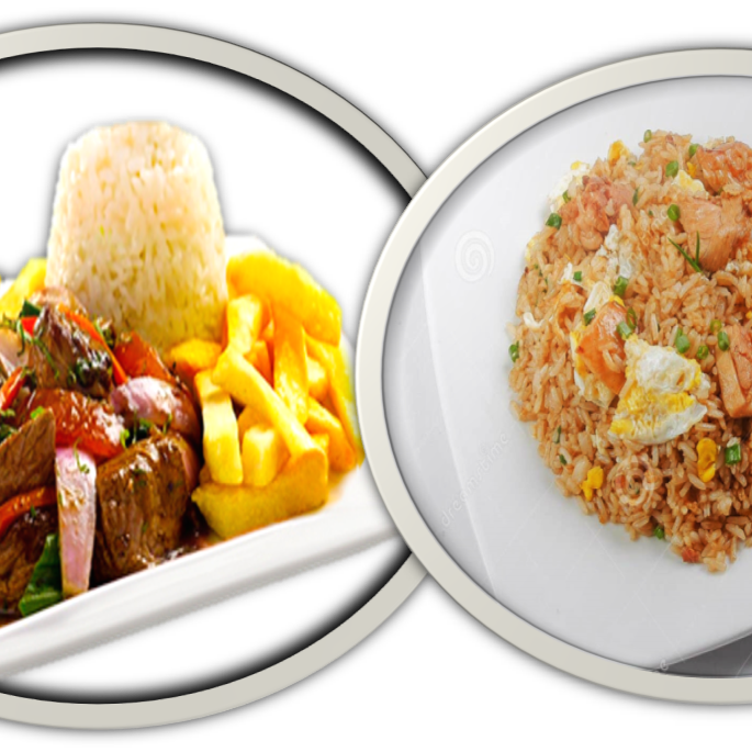 COMBO 1 ( LOMO SALTADO + CHAUFA DE POLLO)