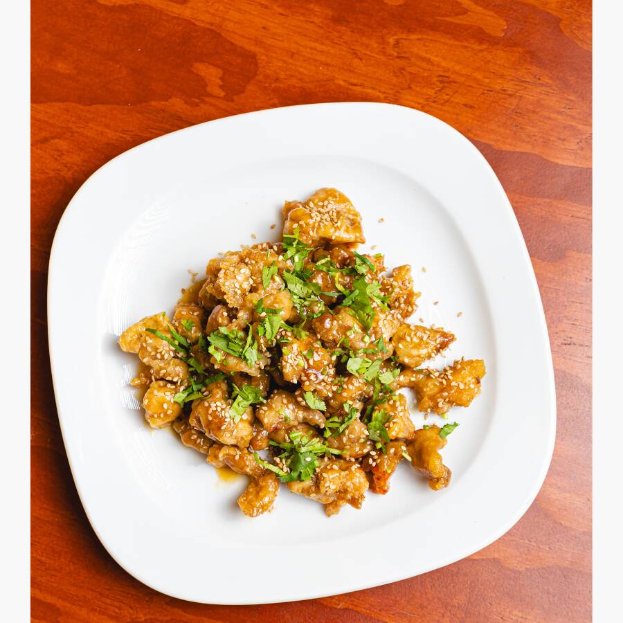 Pollo a la naranja