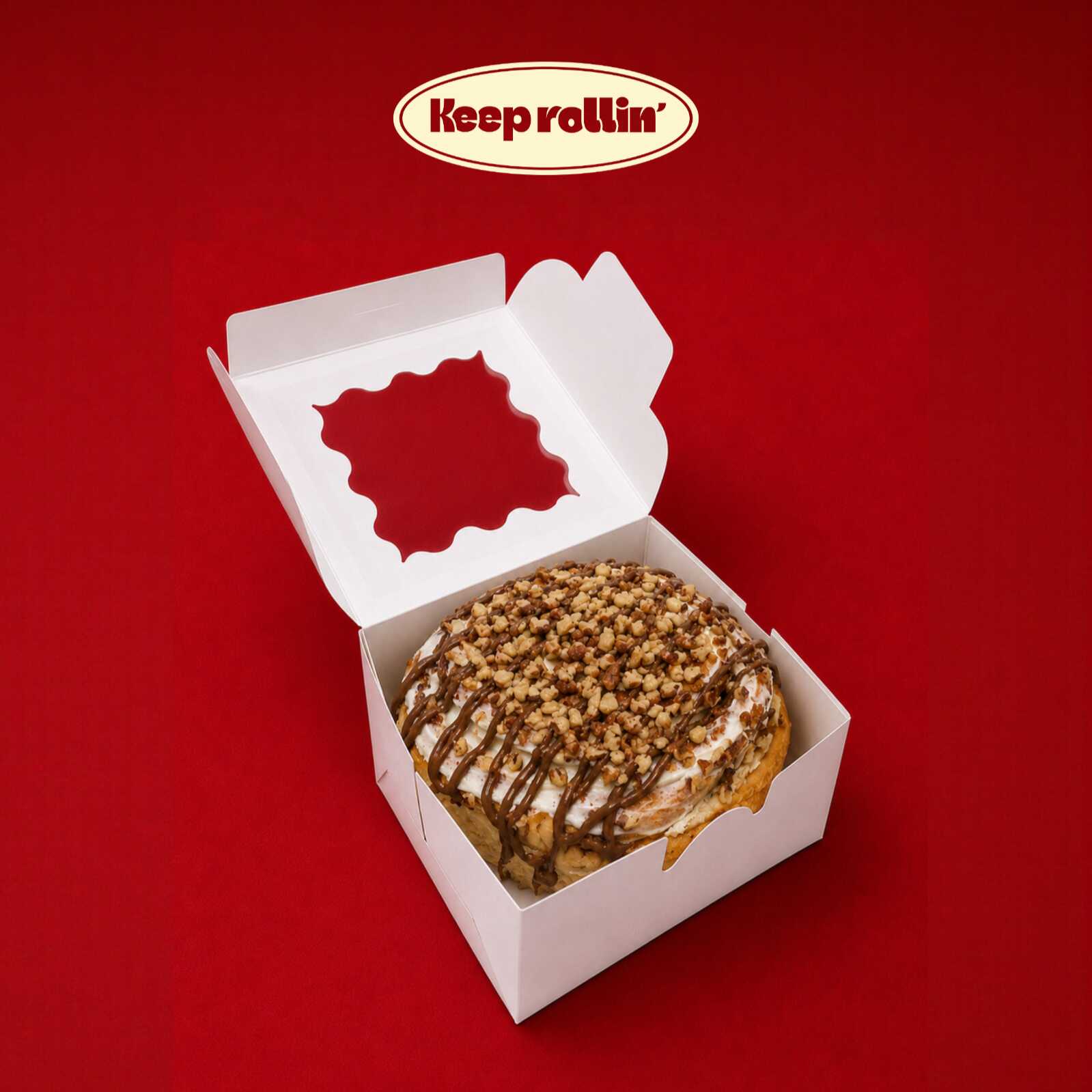 Rol de Nutella con Nuez