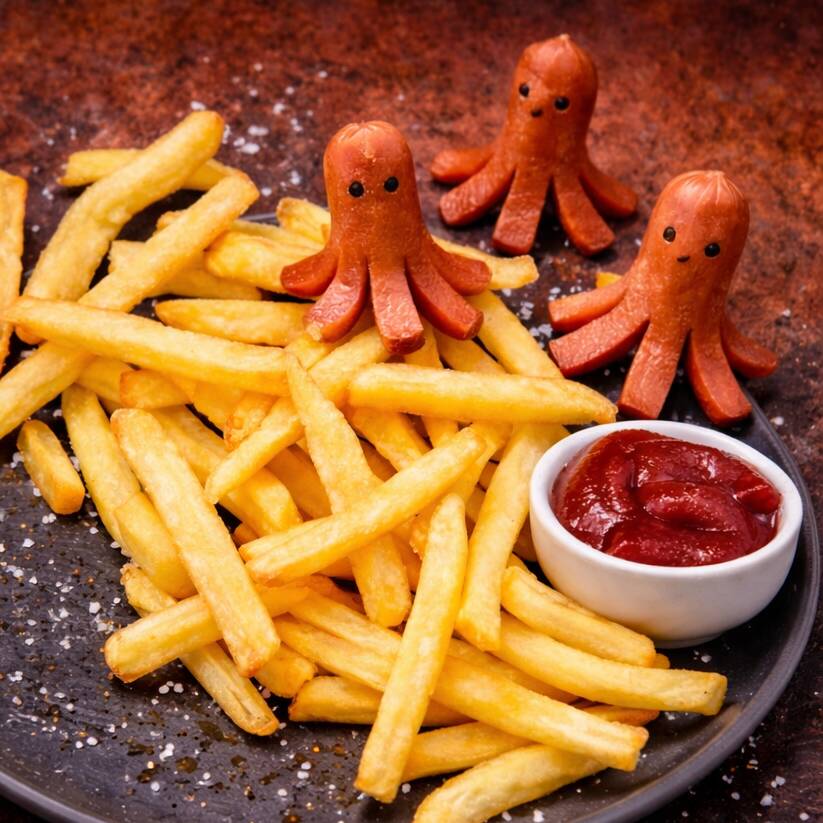 FRITAS Con Salchipulpos