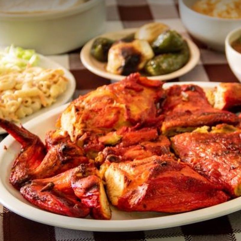 Pollo ASADO, incluye queso asado