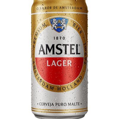 Cerveja Amstel puro malte, lata de 269ml.