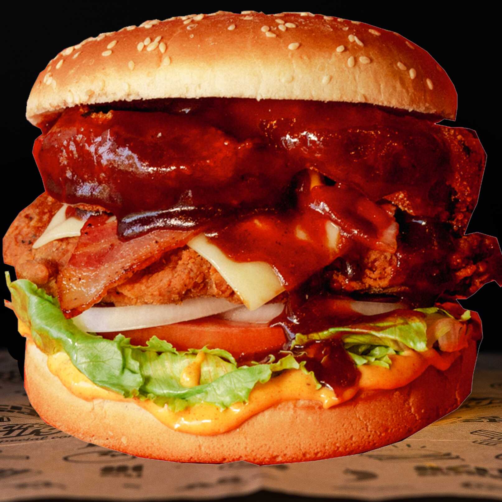 Hamburguesa BBQ de Pollo