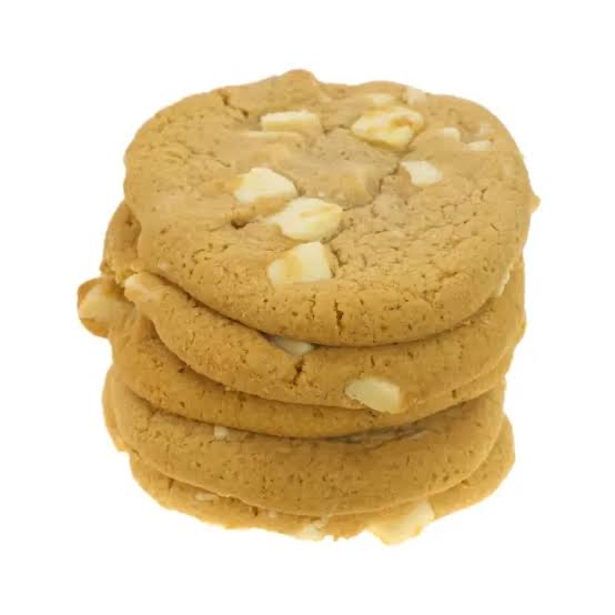 Galleta grande con chocolate blanco y nuez