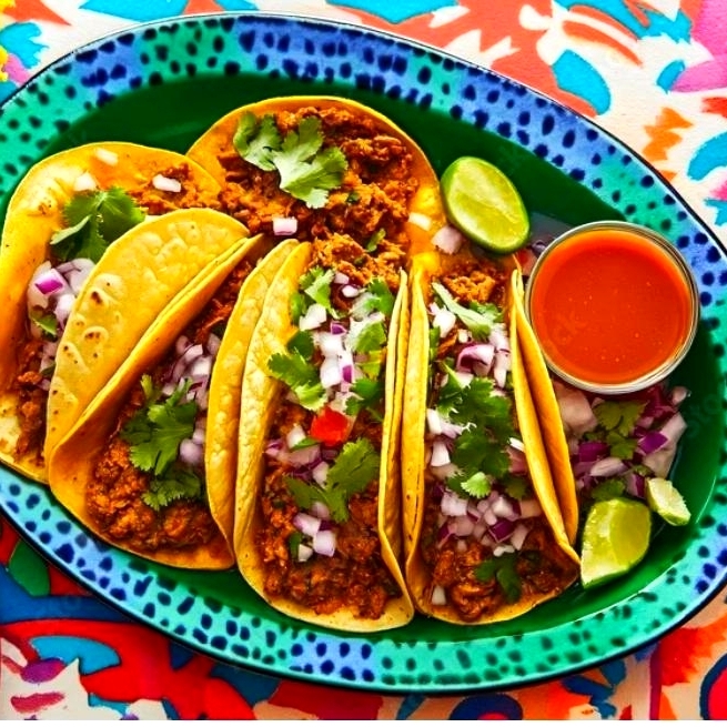 Orden (4) Tacos (tortilla maiz)