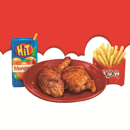 Menú Infantil 1/4 Pollo Asado
