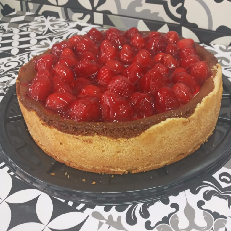 Pay de Queso con Fresa